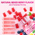 Calcium Citrate Gummies 1200mg with Vitamin D3 & K2 Supplements for Women & Men, High Absorption Calcium Gummies Plus Magnesium, Zinc for Strong Bones & Immune Support Mixed Berry Flavor, 2 Pack