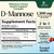 D-Mannose - Organic D-Mannose 1300 mg Per Serving - Organic Cranberry Extract - Natural Urinary Tract Health Support - Fast-Acting D Mannose Supplements for Women & Men - Bottled in USA - 180 Capsules