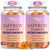 2 Pack Saffron Supplements Gummies, 88.5mg Pure Saffron Extract with Ashwagandha L-Theanine Rhodiola Rosemary Magnesium Vitamin B6 B12 for Mood Focus Support Adults Kids