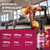Creatine HCL Liquid Drops for Men & Women, Creatine Hydrochloride with L-Carnitine, L-Glutamine, BCAA, Vitamin B12 & B6 for Muscle Growth, Promote Energy & Recovery-Vegan, Strawberry Flavor, 2 Fl Oz