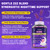 Magnesium Glycinate Gummies for Kids 4+: Sugar Free Magnesium Bisglycinate Gummy with Chamomile, L-Theanine, Lemon Balm, B6, Omega 3, Zinc - Gluten Free, Non-GMO, Vegan, Mixed Berry Flavor