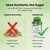 Herbtonics Whole Food Teen Vitamins for Energy, Focus & Immune Support - Multivitamin for Teenage Boys & Girls (12-18) with Real Superfoods - Vegan, Plant Based, Non-GMO - 60 Easy Swallow Capsules