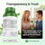 Herbtonics Whole Food Teen Vitamins for Energy, Focus & Immune Support - Multivitamin for Teenage Boys & Girls (12-18) with Real Superfoods - Vegan, Plant Based, Non-GMO - 60 Easy Swallow Capsules