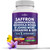 NEW AGE Saffron Supplements with Ashwagandha - Support with L-Theanine, Ginkgo Biloba, St. John's Wort, Rhodiola Rosea & 5-HTP - Saffron 60 Count