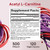 Jarrow Formulas® Acetyl L-Carnitine 500 mg, Dietary Supplement, Amino Acid Support for Brain Health and Antioxidants, 120 Veggie Capsules, 120 Day Supply
