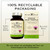 Herbal Roots Organic Milk Thistle Capsules - 80% Silymarin - Liver Support - USDA Certified Organic - 60 Vegan Capsules