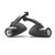 Flare Audio Calmer | Noise Reducing Ear Plugs Alternative | Silicone Reusable Ear Plugs for Noise Sensitivity, Focus and Travel | Ear Plugs for Noise Reduction (pro mini, Black)