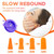 VOISEN Ear Plugs, 800 Pairs EarPlug for Sleeping,32dB NRR 37dB SNR Ear Plugs Noise Cancelling for Snoring, Studying, Loud Events, Traveling & Concerts, Individual Package