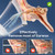 Ear Wax Removal, Electric Ear Cleaning Kit Effective & Safe Ear Cleaner Irrigation Flushing System 4 Pressure Modes for Ear Wax Buildup, Water Resistant Ear Cleaning Tool USB Rechargeable