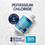 Potassium Chloride Supplement | 1 Year Supply | Heart & Circulatory Health Support | with Potassium 99mg Per Serving for Electrolyte & Fluid Balance Support | Gentle on Digestion | Non-GMO | 365 Ct