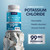 Potassium Chloride Supplement | 1 Year Supply | Heart & Circulatory Health Support | with Potassium 99mg Per Serving for Electrolyte & Fluid Balance Support | Gentle on Digestion | Non-GMO | 365 Ct