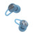 Hears Plus Ear Plugs for Noise Reduction - Patented Reusable Concert Earplugs, 25dB SNR Sound Reduction, Hypoallergenic for Musicians, Motorcycle and Sleeping with 4 tip Sizes - Blue Lagoon