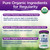 Vital Planet - Vital Fiber Powder, Soluble and Insoluble Fiber Supplement with Flax, Pea and Hemp, Organic Daily Dietary Supplement Supports Gut Digestive Regularity 7.76 oz