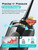 COSLUS ADA Accepted E40 Water Flosser, 10 Pressure Settings Easy to Adjust