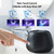 Ultrasonic Retainer Cleaner Machine 48kHz Denture and Aligner Cleaning Pod for Mouth Guards Night Guards Dental Trays Braces Toothbrushes Jewelry with 200ML Capacity (Black)