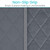 Sures Waterproof Chair Pads for Incontinence (22" x 21") - Washable, Waterproof Seat Protector - Chair Protector Seat Cover - Absorbent Pad for Bed, Seat, Car, Wheelchair & Recliner (Gray, 1 Pack)