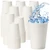 ECOEXTRA 100 Pack of 12 oz Disposable White Paper Coffee Cups - Suitable for Party, Picnic, Travel and Events