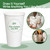 ECOEXTRA 100 Pack of 12 oz Disposable White Paper Coffee Cups - Suitable for Party, Picnic, Travel and Events