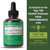 USDA Organic Slippery Elm Bark Liquid Drops Tincture. Zero Sugar Supplement