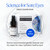 Avenova Eyelid and Eyelash Cleanser Spray with Dry Wipes - Daily Clean Duo with Gentle, Pure Hypochlorous Acid Spray and Eyelid Wipes for Eye Irritation - 20ml Glass Bottle, 30-Count Eye Wipes