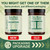 Sea Moss Gummies, 16-in-1 Blend with Ashwagandha, Black Seed Oil, Bladder Wrack, Turmeric, Vitamin C & D3, Manuka Honey, Burdock Root, Dandelion, Yellow Dock, Elderberry - Green Apple Flavor