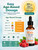 Folinic Acid Drops Kids 800 mcg + L-Methylfolate + B12 +P5P B6 Gentle Methylation Great Taste, Magnesium Glycinate, Vitamin D3 & C Folate Support for Brain,Focus, Mood & Cellular Health 5-MTHF Drops