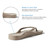 Archies Arch Support Flip Flops, Men & Women, Taupe, Men's 9/Women's 10