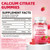 Calcium Citrate Gummies 1200mg Chewable Calcium Supplement for Women & Men, Supports Bone, Muscle & Immune Health, Sugar-Free, Non-GMO, Gluten-Free, Natural Raspberry Flavor, 120 Count