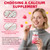 Calcium Citrate Gummies 1200mg Chewable Calcium Supplement for Women & Men, Supports Bone, Muscle & Immune Health, Sugar-Free, Non-GMO, Gluten-Free, Natural Raspberry Flavor, 120 Count