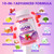 softbear Iron Gummies for Women & Men & Kids, Chewable Iron Supplements with Vitamin C,B3,B5,B6,B12 Supports Immune System, Energy & Vitality, Sugar-Free/Vegan, Strawberry Flavor 120 Count