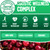 Organic Vitamin B Complex Liquid Drops | B Vitamins Complex Supplement with B3, B6, B7, B9 & Methyl B12 Drops for Adults & Kids | Vegan Cherry Flavor 1oz | 60 Servings / 2 Month Supply