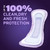 Poise Overnight Incontinence & Postpartum Pads for Bladder Leaks, 8 Drop Extra Coverage, 72 Count (2 Packs of 36), Packaging May Vary