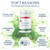 TAHIRO Vegan Omega-3 Softgels - Plant-Based Supplement with DPA, DHA & EPA - Nutrients for Men, Women and Pregnant Women - Supports Brain Health - Prenatal & Joint Supplements, 1000mg