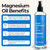 Pure Magnesium Oil Spray 12oz – Premium USP Grade Topical Magnesium for Feet, Body & Muscles – Helps with Leg Cramps, Relaxation & Recovery – Made in USA