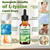 L-Lysine 1000mg Liquid Drops w. Monolaurin Olive Leaf Extract Vitamin C D3 & Zinc, 6-in-1 Essential Amino Acid Supplement for Immune Collagen Lip & Oral Health, Liposomal Lysine for Better Absorption