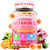 Liposomal Vitamin C 1000mg + D3 5000IU + Zinc Gummies for Kids/Teens 9+ & Adults, for Women, Elderberry for Immune, Folate, Hyaluronic Acid, VE, for Beauty, Energy, Overall Health, Sugar Free Chewable