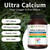 Pure Nutrition Ultra Calcium 1000mg with VIT D3 + K | 120 Tab | Calcium Supplement with Calcium Citrate Malate, VIT D3, K, Moringa Oleifera, Magnesium and Zinc.
