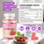 Potassium Gummies for Adults with 1200mg Potassium Chloride - Supports Muscle Health & Leg Cramps, Raspberry Flavor, 120 Count