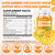 Saajoor Lutein & Zeaxanthin Gummies - Eye Vitamin Supplement with 40mg Lutein & 8mg Zeaxanthin to Support Macular, Vision & Overall Eye Health, Naturally Orange Flavor, 120 Count
