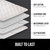 GORILLA GRIP Washable Underpads, Waterproof Reusable Heavy Absorbency Incontinence Bed Pads, Leak Proof Toddler Mattress Pad, 52x34 2 Pack, Slip Resistant for Bedwetting, Adults and Kids, White