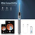LEIPUT Ear Wax Removal - Earwax Remover Tool with 8 Pcs Ear Set - Ear Canal Cleaner with 1080P Camera - Ear Cleaning Kit with 6 Ear Spoon - Ear Camera for iOS & Android (Grey)