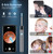 LEIPUT Ear Wax Removal - Earwax Remover Tool with 8 Pcs Ear Set - Ear Canal Cleaner with 1080P Camera - Ear Cleaning Kit with 6 Ear Spoon - Ear Camera for iOS & Android (Grey)