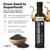 RAWYA Black Seed Oil - USDA Organic Certified - Cold Pressed - 8.4 Fl oz - Extra Virgin - Turkish Black Cumin Seed - Premium Nigella Sativa with Thymoquinone - Kalonji - Non-GMO, Gluten-Free - Nutritional Supplements - Extra Strong Taste