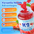 Youlikee 2 Pack Sugar-Free Vitamin K2 Gummies, Dual Formula Vitamin K2 Supplement with MK-7 & MK-4, Supports Bone Health, Gluten-Free, Non-GMO, Sugar-Free, Strawberry Flavor, 120 Gummies