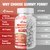 2 Pack Magnesium L-Threonate Gummies 1000mg - Brain Supplement for Memory & Focus for Adults & Kids - Sugar-Free, Non-GMO, Raspberry Flavor - 120 Count
