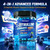 L Citrulline for Men Gummies, 3000mg L-Citrulline Supplements with Vitamin B6, B12, Zinc for Muscle Health & Recovery, Nitric Oxide Gummies Supplement, Sugar-Free, Vegan, Blueberry Flavor, 60 Count