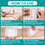 150 Count Island Dressing Bordered Gauze 4" x 4", Gauze Pads Individually Wrapped, Non-Stick Pad in Center with Adhesive Border, Bandages for Wounds, First Aid