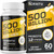 Probiotics for Men, 500 Billion CFUs & 12 Strains, Mens Probiotic, 60 Caps