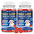 Magnesium Gummies for Kids, Magnesium Glycinate Gummies with Chamomile, Lemon Balm, Calcium, Vitamin B6, D3 for Kids & Adults Sleep, Growth, Calm & Relaxation, Sugar Free, Strawberry Flavor 120 Counts