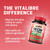 Iron Supplement, 65mg Carbonyl Iron with 250mg Vitamin C, Stomach Friendly